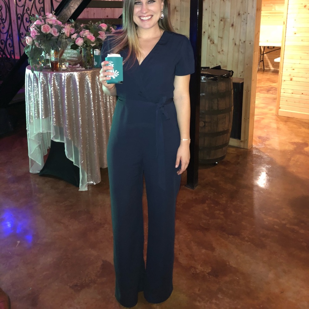 Gianni Bini Navy Jumpsuit